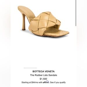 Bottega Veneta Lido Sandals